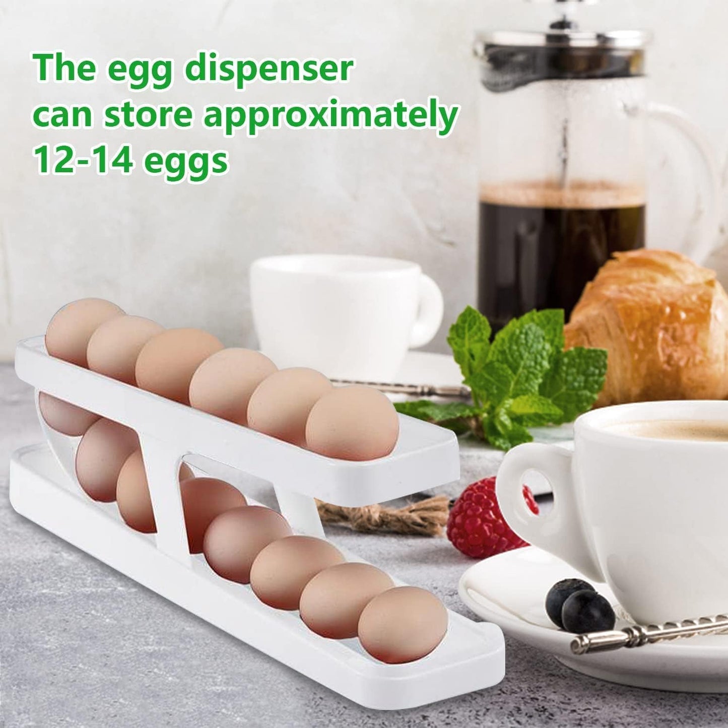 Automatically Rolling Egg Holder